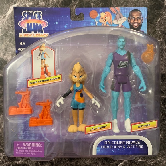 Lola Bunny Wet/Fire Space Jam Rivals 2 Figure Set - Picture 1 of 2